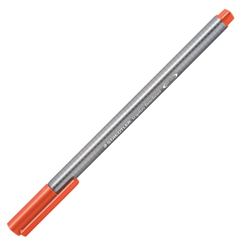 Fineliner STAEDTLER Triplus 334 0,3mm Laranja Escuro 24