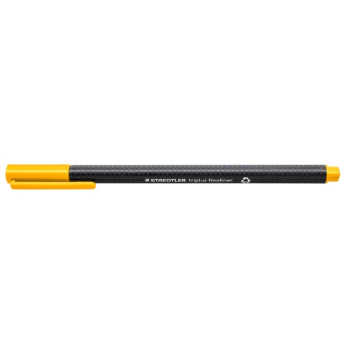 Fineliner STAEDTLER Triplus 334 0.3mm dark yellow 110
