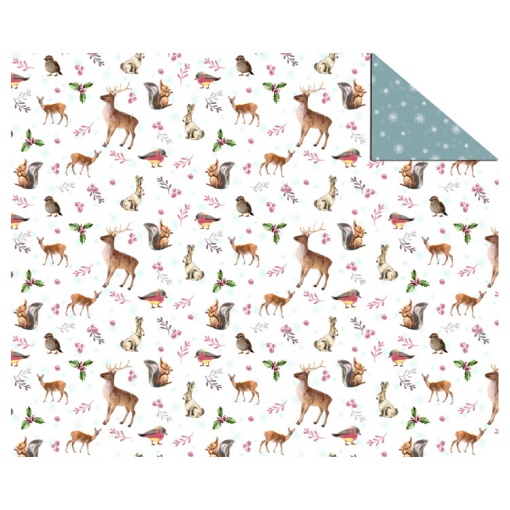 Cartolina URSUS 300g NATAL 49,5x68cm animais 1167 22 03
