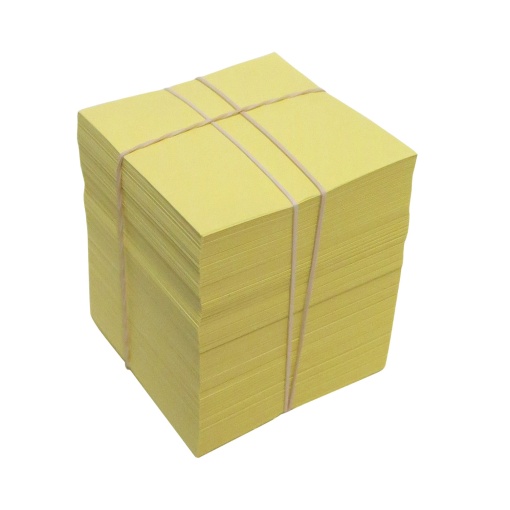 Bloco de rifas 6x6cm cores sortidas com - 1000 unidades