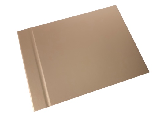 Livro de Honra A4 Horizontal 25 folhas Luxus Dourado SIMPLY