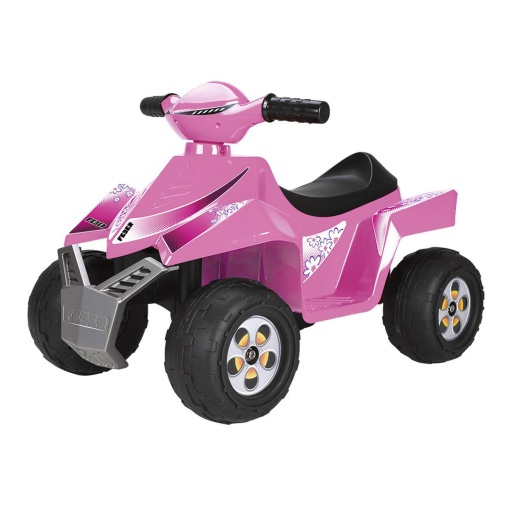 Quad Eléctrico FEBER Racy 6v Rosa FAMOSA