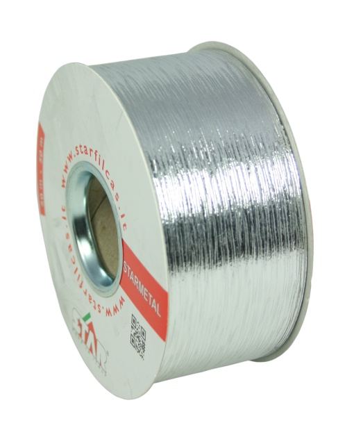 Fita de Embrulho STARMETAL BOUQUET 50mmx50m Prateado 6003