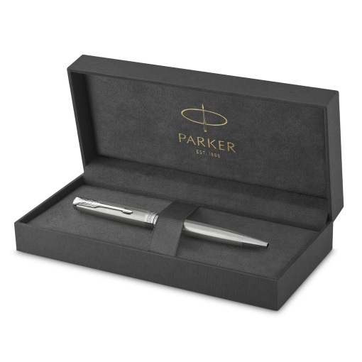 Esferográfica PARKER Sonnet aço inox cromado chrome trim