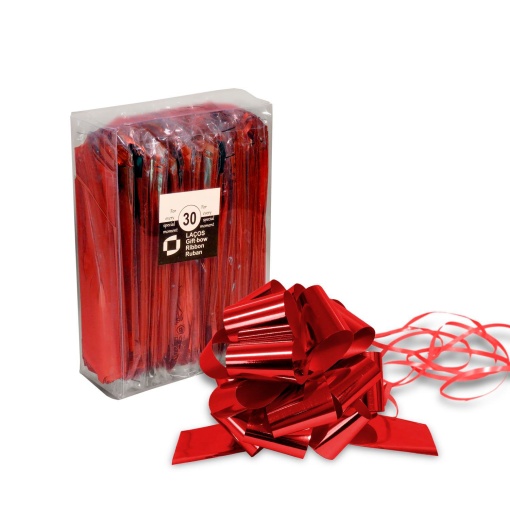 Laço de Puxar JOL Metalizado 50mm Vermelho