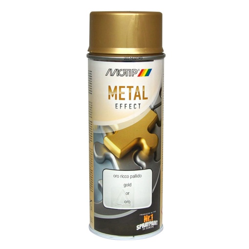 Tinta Spray Acrílica MOTIP Ouro 400ml