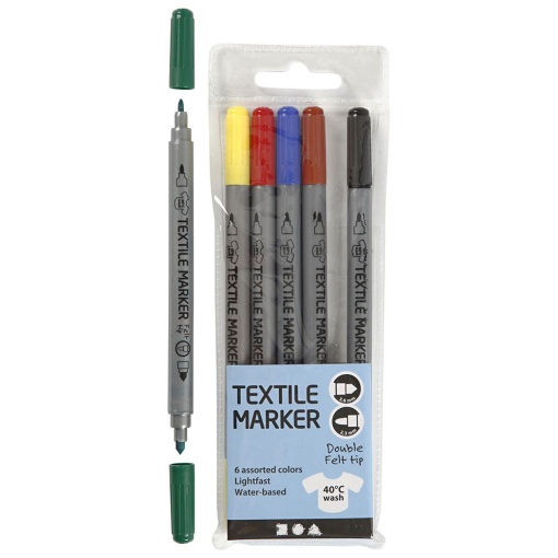 Marcador para tecido CREATIV - 6 cores