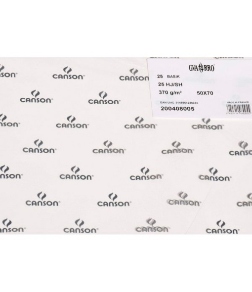Papel Aguarela CANSON GUARRO Grão Fino 50x70cm 370g