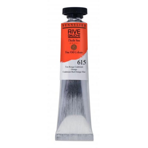 Tinta Óleo SENNELIER Rive Gauche 40ml Vermelho Cádmio Laranja 615