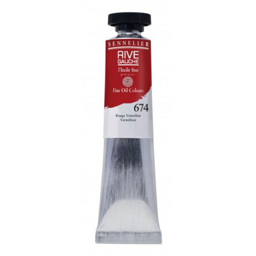 Tinta Óleo SENNELIER Rive Gauche 40ml Vermelhão 674