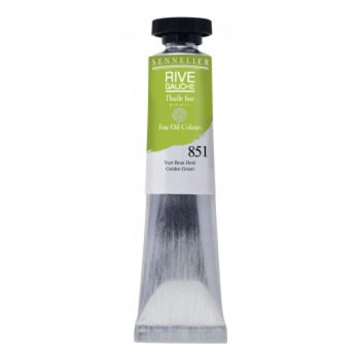 Tinta Óleo SENNELIER Rive Gauche 40ml Verde Dourado 851