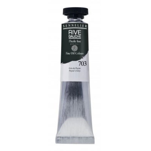 Tinta Óleo SENNELIER Rive Gauche 40ml Cinzento Payne 703