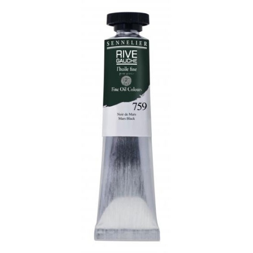 Tinta Óleo SENNELIER Rive Gauche 40ml Preto Marte 759