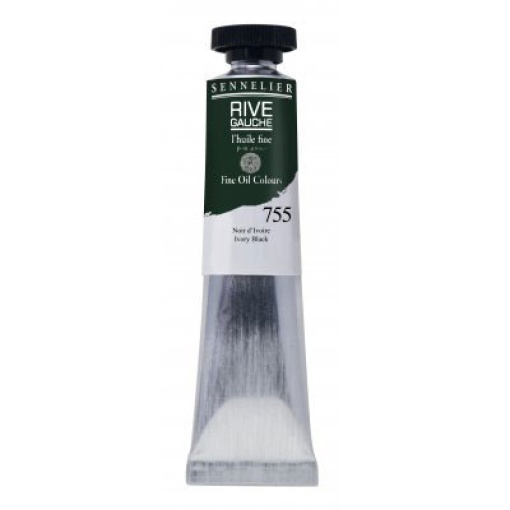 Tinta Óleo SENNELIER Rive Gauche 40ml Preto Marfim 755