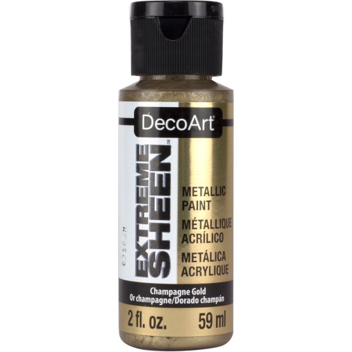 Tinta DECOART EXTREME Sheen Metálica Dourado Champanhe 59ml DPM02-30