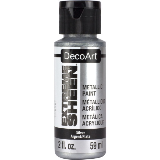 Tinta DECOART EXTREME Sheen Metálica Prateado 59ml DPM13-30