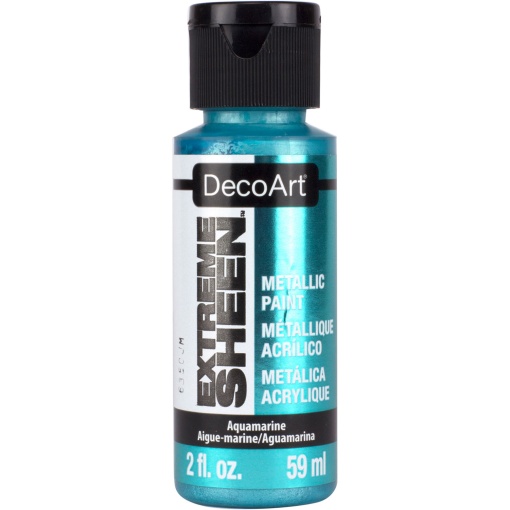 Tinta DECOART EXTREME Sheen Metálica Água Marinha 59ml DPM16-30