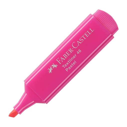 Sublinhador FABER-CASTELL Textliner 46 rosa pastel