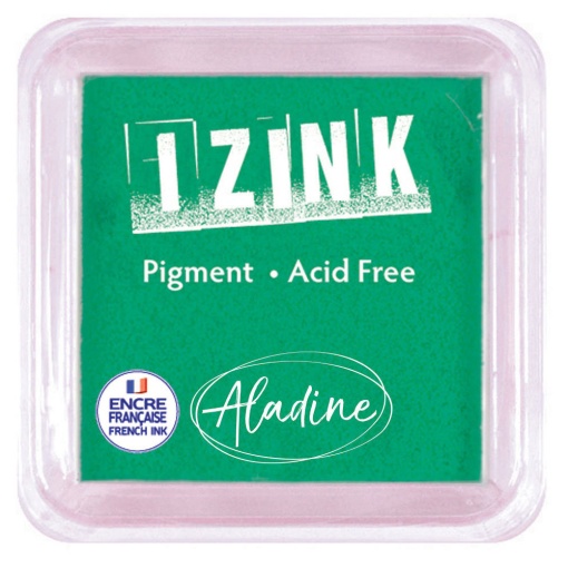 Almofada de Carimbo ALADINE Izink Verde Claro 5x5cm
