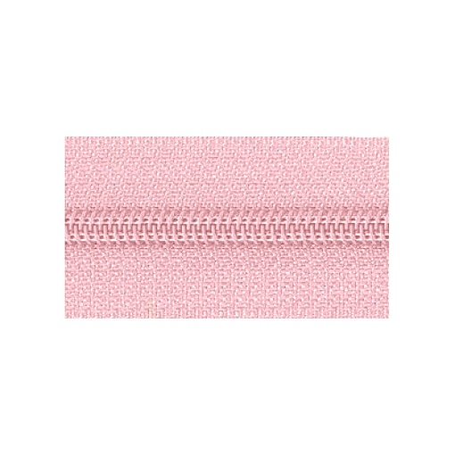 Fecho Zipper de Nylon Malha 5 Rosa Pastel (metro) COSE