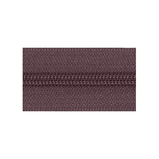 Fecho Zipper de Nylon Malha 5 Castanho Escuro (metro) COSE