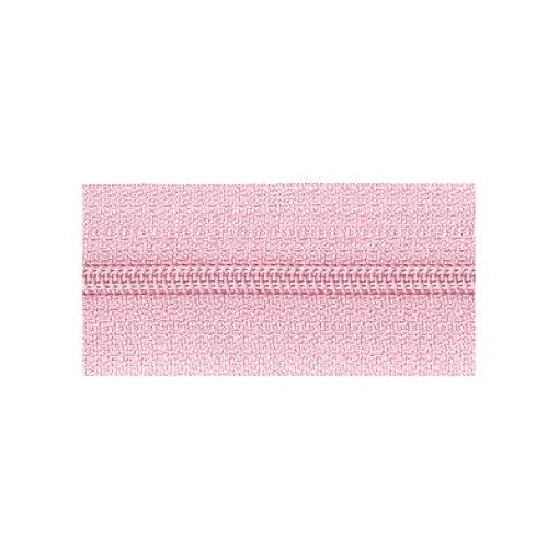 Fecho Zipper de Nylon Malha 3 Rosa Pastel (metro) COSE