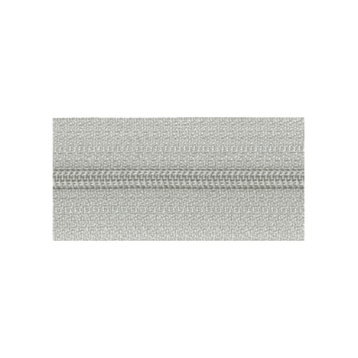 Fecho Zipper de Nylon Malha 3 Cinza Claro (metro) COSE