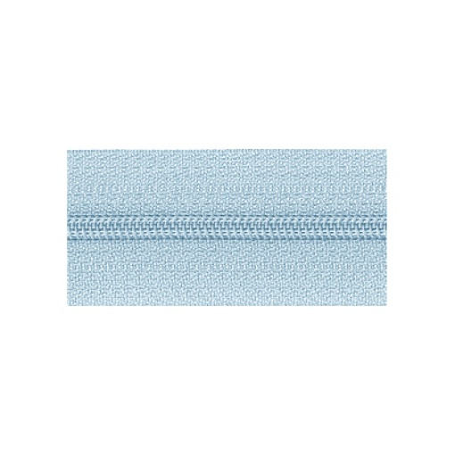 Fecho Zipper de Nylon Malha 3 Azul Celeste (metro) COSE
