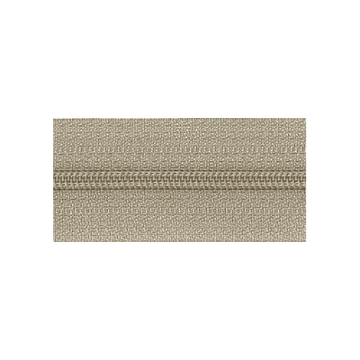 Fecho Zipper de Nylon Malha 3 Bege Escuro (metro) COSE