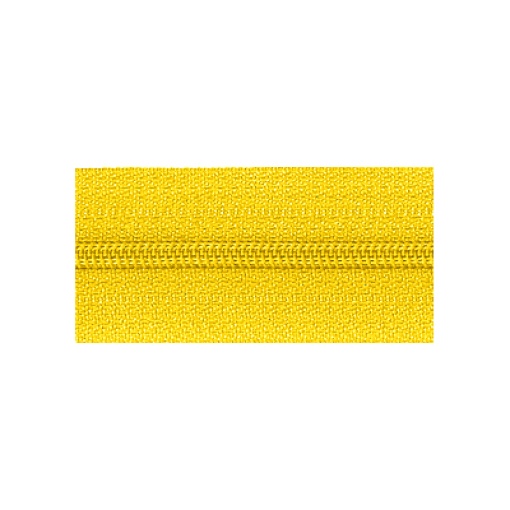Fecho Zipper de Nylon Malha 3 Amarelo Gema (metro) COSE
