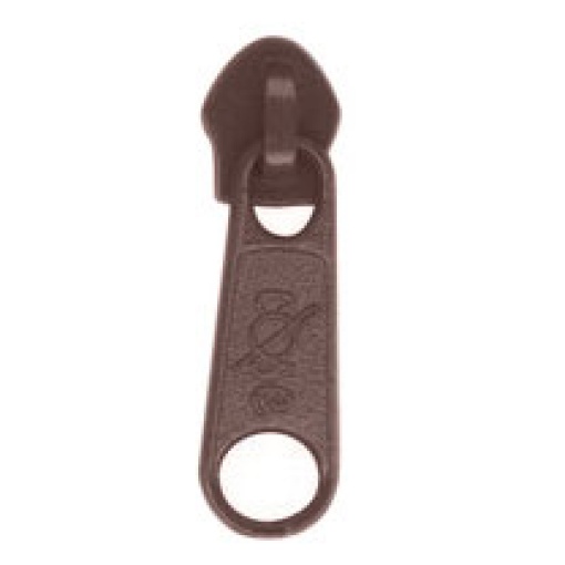 Cursor para Fecho Zipper Malha 5 Castanho COSE