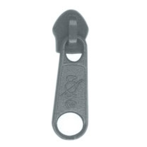 Cursor para Fecho Zipper Malha 5 COSE Cinza Escuro