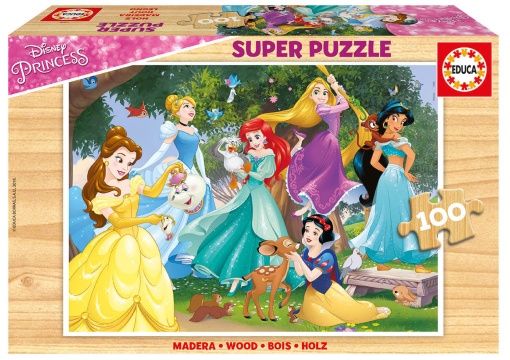 Puzzle EDUCA 100 peças DISNEY PRINCESS