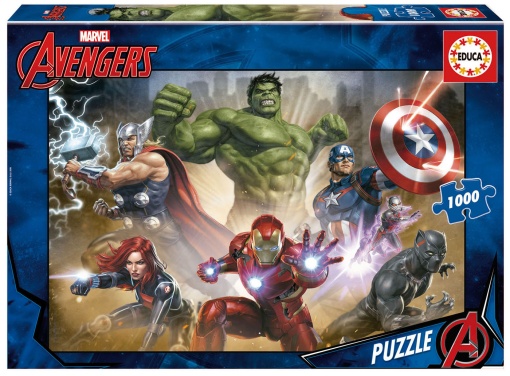 Puzzle EDUCA 1000 peças Os Vingadores