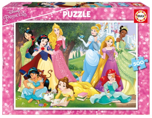 Puzzle EDUCA 500 peças Princesas da DISNEY