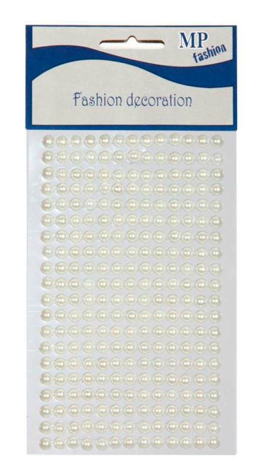 Autocolantes MP Pérolas 6mm Creme