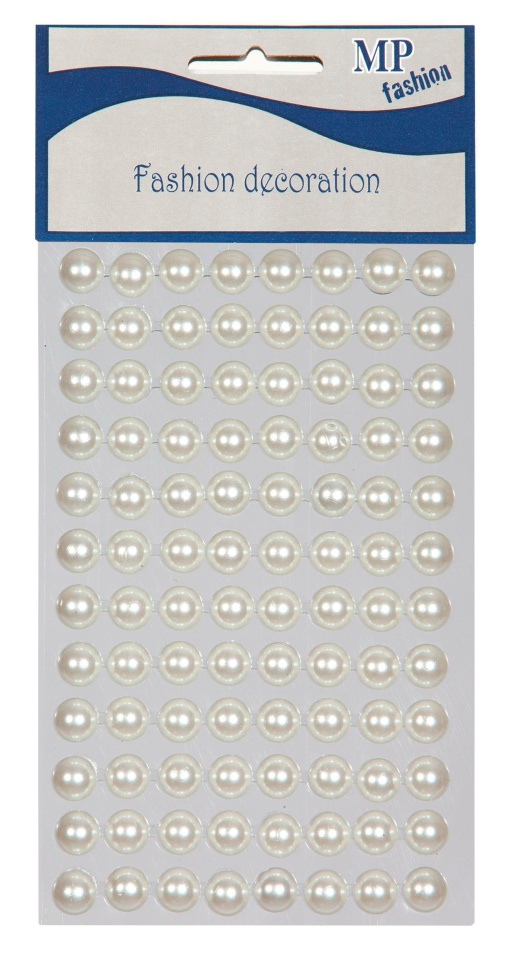 Autocolantes MP Pérolas 10mm Creme