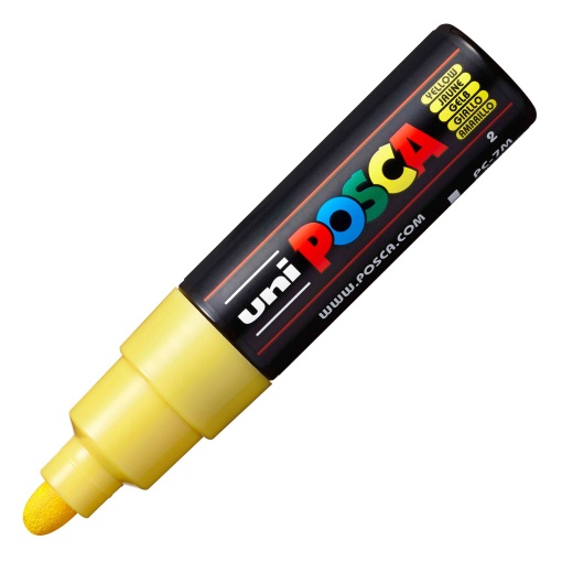 Marcador POSCA Pc-7m grosso 4,5-5,5mm amarelo