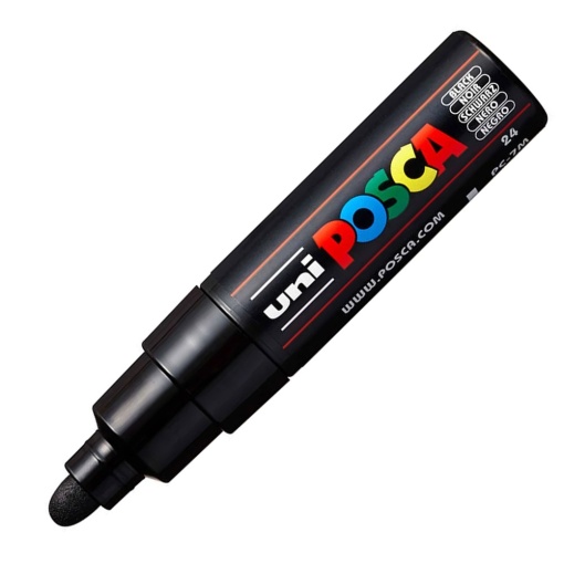 Marcador POSCA Pc-7m grosso 4,5-5,5mm preto
