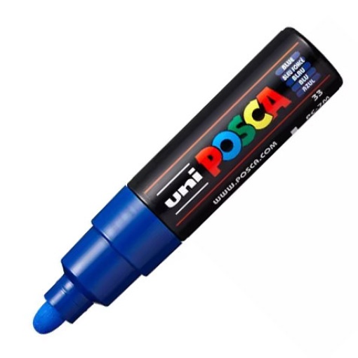 Marcador POSCA Pc-7m grosso 4,5-5,5mm azul