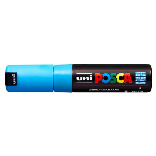 POSCA Pc-7m marker thick 4.5-5.5mm light blue