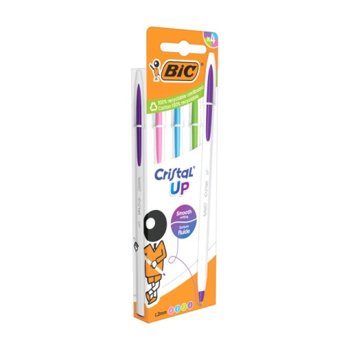 Esferográfica BIC Cristal Up 1,2mm com 4