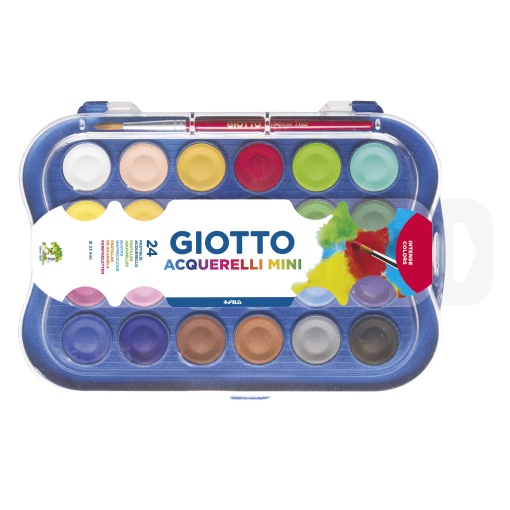 Aguarelas GIOTTO com 24 cores 23mm