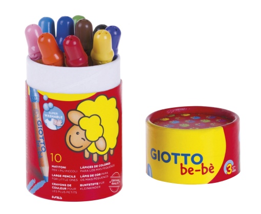 Lápis de Cor GIOTTO Be-Bè Super com 10