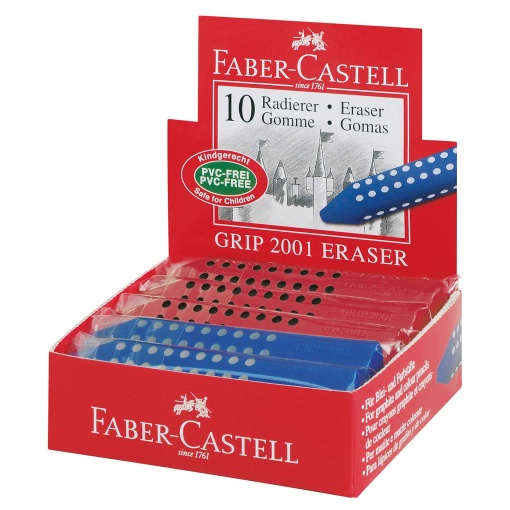 Borracha FABER-CASTELL Grip 2001 triangular sortido
