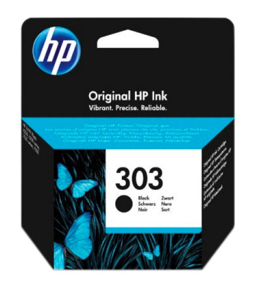 Tinteiro HP 303 Preto T6N02AE Envy Photo 6220/6230/6232