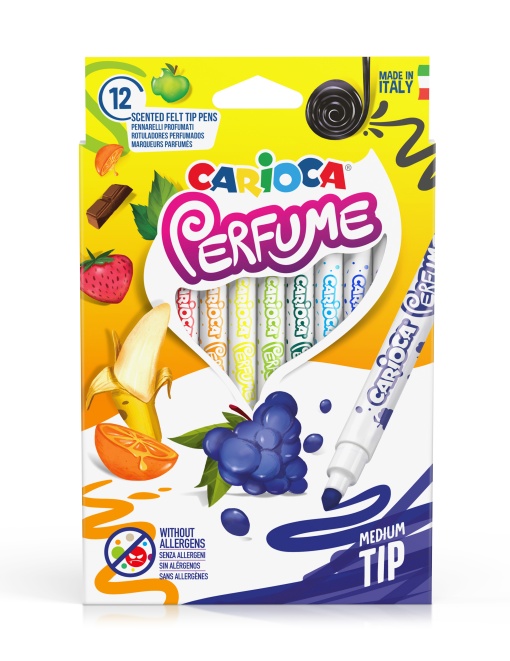 Canetas de Feltro CARIOCA Perfume Xplosion com 12