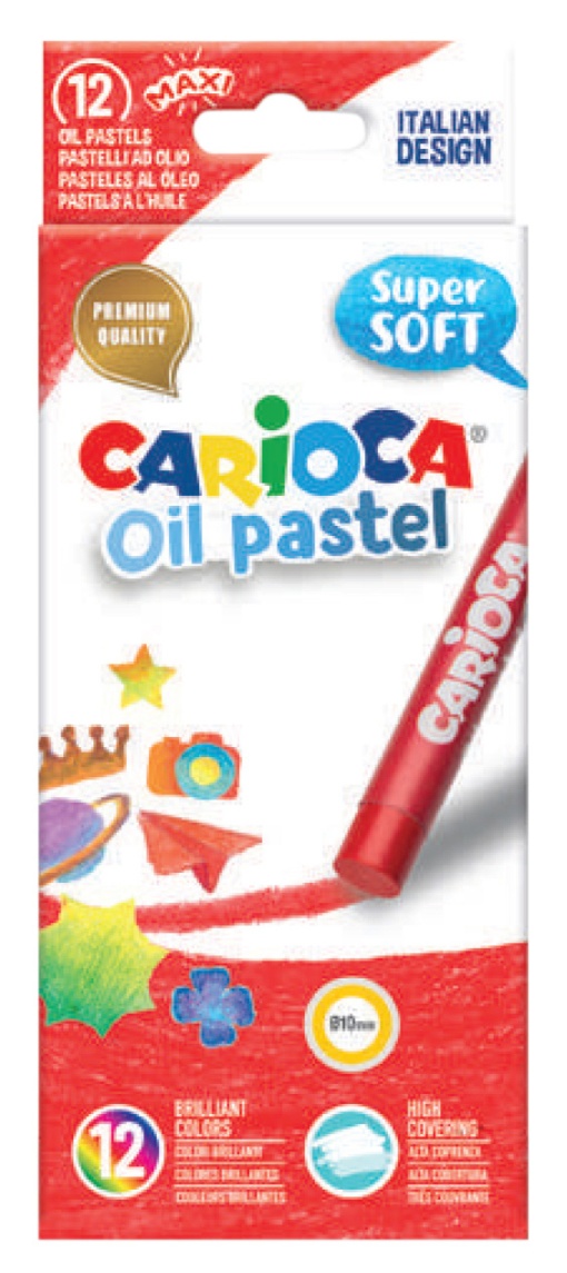 Pastel de Óleo CARIOCA Caixa com 12 unidades