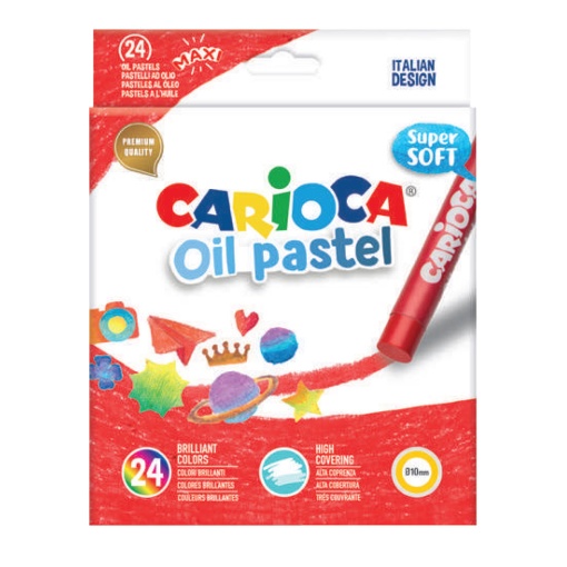 Pastel de Óleo CARIOCA Caixa com 24 unidades