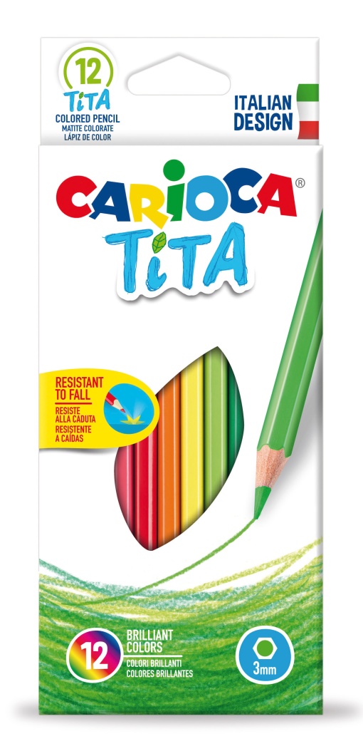 Lápis de Cor CARIOCA Tita caixa com 12